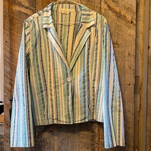 Christopher & Banks Women’s XL crop jacket/lightweight stretch blazer